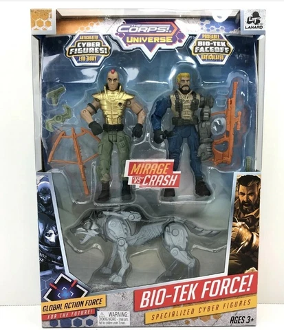 The Corps Universe! Battle Pack with MIRAGE vs CRASH & BATTLE DOG Figures! Cover