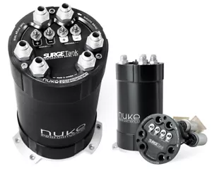 Nuke Performance 2G Billet Surge Tank Triple Internal Pumps Walbro DW Turbo E85 - Picture 1 of 3