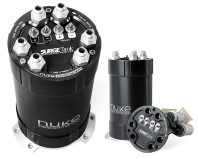 Nuke Performance 2G Billet Surge Tank Triple Internal Pumps Walbro DW Turbo E85 - Image 1 of 3
