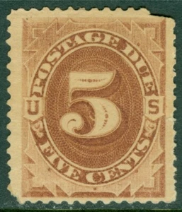 EDW1949SELL : USA 1879 Sc #J4 Fine- Very Fine, Mint No Gum. Perf faults Cat $800 - Picture 1 of 2