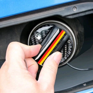 Carbon Fiber Car Fuel Tank Cap Cover Sticker Decorative Universal Accessories - Bild 1 von 10