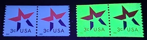 Scott# 3615, 3615a 3c Star Untagged and TAGGED ERROR, Mint NH - Picture 1 of 2