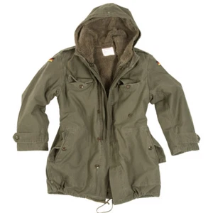 Ejército Alemán Clásico Parka Militar Combate Hombres Chaqueta Abrigo + Liner Ol - Imagen 1 de 10