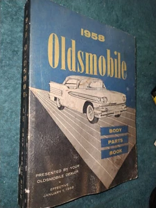 1940-1958 CATÁLOGO DE PIEZAS DE CARROCERÍA OLDSMOBILE / 1955 1957 1952 1951 1956 LIBRO ORIGINAL - Imagen 1 de 11