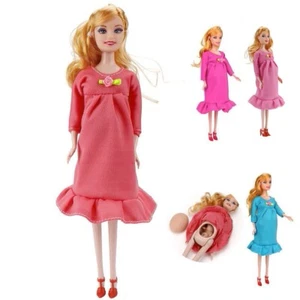 Pregnant Doll with Kids Bump Realistic Dress-Up Unisex Educational Toys Learning - Picture 1 of 33