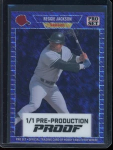 2024 Leaf Collective Proof '89 Pro Set Shimmer Purple Reggie Jackson (1/1) - Picture 1 of 2