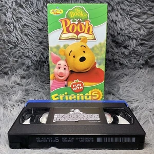 Book of Pooh: Fun With Friends VHS Tape 2001 Playhouse Disney Cartoon Show Rare - Picture 1 of 8