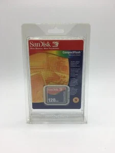 SanDisk CompactFlash 128 MB Memory Card (SDCFB-128-768) - Picture 1 of 2