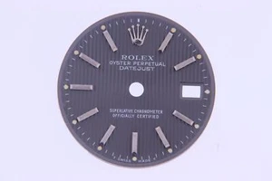 ROLEX DATEJUST LADIES GREY LINEN DIAL SILVER BATONS 6917, 6916, 69174, 79174 - Picture 1 of 2