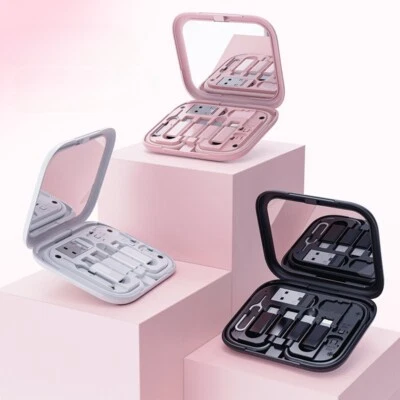 🔥Multi in One 60W Fast Charging Type-C Data Cable Storage Box Android USB - Image 1 of 4