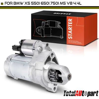 Nuevo motor de arranque para BMW 550i 2014-2016 650i 2014-2018 V8 4,4 L 1,6 kW 12 V CW 13T Foto 1 de 4
