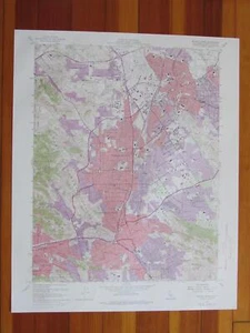 Walnut Creek California 1974 Original Vintage USGS Topo Karte - Bild 1 von 1