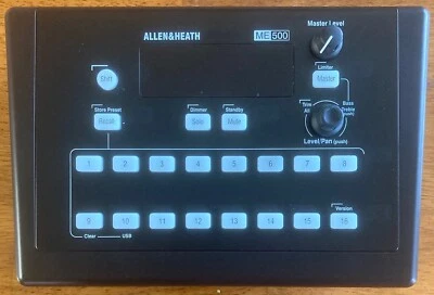 Allen & Heath ME-500 16 Channel Personal Mixer - Black (AH-ME-500) - Image 1 of 3