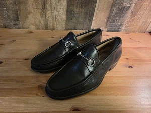 Mocasín Gucci 1953 Horsebit cuero negro talla 39c - usado - auténtico - Imagen 1 de 17