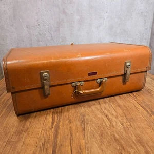 Originale Vintage Pioneer Grande Valigia Marrone Retro Custodia Prop Display 'Paddington' - Foto 1 di 24