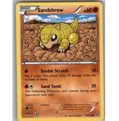 Sandshrew Regular Common XY - BREAKthrough 75/162 NM - Image 1 of 2