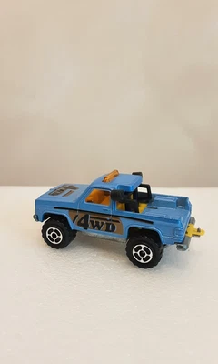 CHEVROLET DEPANNEUSE 4WD BLEU MAJORETTE - Photo 1/4