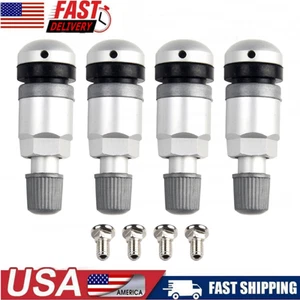 4Pcs TPMS Tire Pressure Sensor Valve Stem Repair Kit Fit For BMW 5 Series - Picture 1 of 12