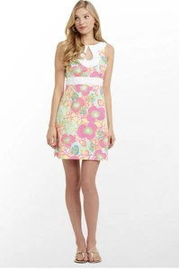 Lilly Pulitzer Candace Kleid Ice Cream Social Print Gr. 2 bunt Sommer Party - Bild 1 von 12