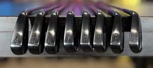 Titleist T150 Black Irons Custom 4-GW LIMITED EDITION C TAPER STIFF BLACK - Picture 1 of 10