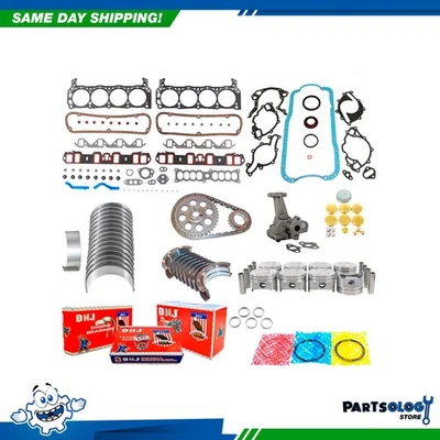DNJ EK4104M Master Engine Rebuild Kit For 86-88 Ford Lincoln Mustang 5.0L OHV - Image 1 of 4