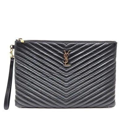 Saint Laurent Monogram Matelassé Clutch Large 121324013 121525711 - Image 1 of 4