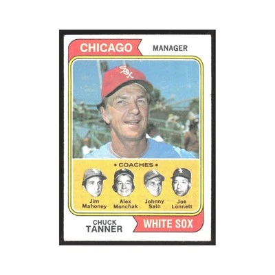 1974 Chuck Tanner/Joe Lonnett/Jim Mahoney/Alex Monchak/Johnny Sain White Sox - Image 1 of 3