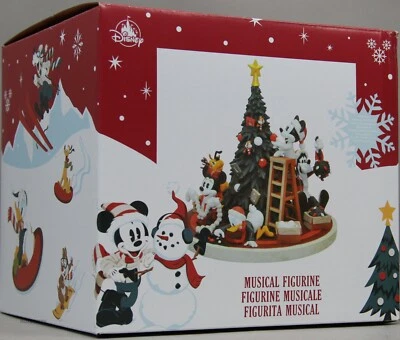 Disney Mickey Mouse & Friends Christmas Holiday Tree Musical Figure NIB - Image 1 of 4