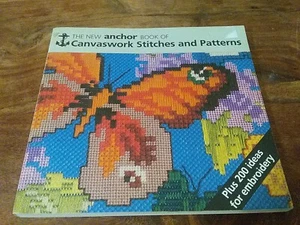 Needlework charts Anchor Coats UK Book Canvaswork Stitches Patterns 128 Pages - Picture 1 of 7