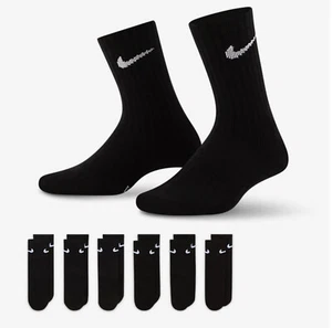 Nike Socks Little Boys Dri-FIT 10C-3Y Crew Socks 6-Pairs - Picture 1 of 13