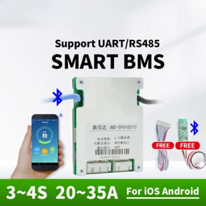 Smart BMS 4S 12V für LiFePO4 Akku Bluetooth 20A 30A Balance Board NTC BT - Bild 1 von 14