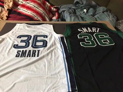 Camisetas Marcus Smart Firmadas XL Personalizadas Grizzlies y Celtics-BAS/PA Testigo Foto 1 de 4