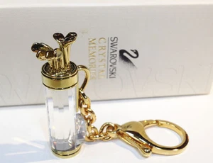 SWAROVSKI CRYSTAL MOMENTS SACCA GOLF PORTA CHIAVI GOLF BAG KEY RING NUOVO 191632 - Imagen 1 de 1