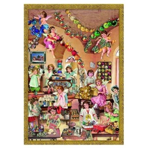 Victorian Festive Angels and Cherubs Richard Sellmer Advent Calendar 355x265mm - Picture 1 of 1