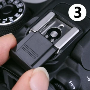 3 Copri slitta protezione proteggi contatti flash per Fuji, Canon,Nikon,Olympus - Foto 1 di 4