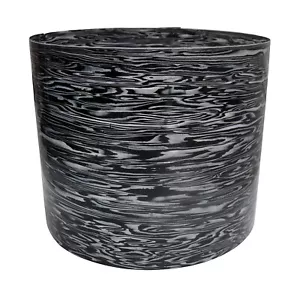 Envoltura de batería 18x62" 0,50 mm instrumento musical hoja decorativa negro blanco madera grano G2 - Imagen 1 de 5
