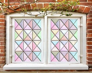 3D Grafik 1119NAN Fenster Folie Druck Aufkleber haften Buntglas UV Block Fay - Bild 1 von 11