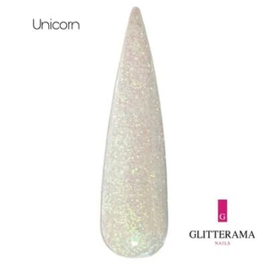 UNICORNIO Color Acrílico Brillo Polvo Brillo Uñas Brillo Navidad Nieve Festiva - Imagen 1 de 1