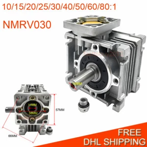 NMRV030 Worm Gearbox Speed Reducer NEMA23 Ratio 10 15 20 25 30 40 50 60 80:1 - Bild 1 von 12