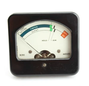 NOS Qty 1 KENT MOORE AM-87A Panel Meter Vintage 1960 Calibrated for Steel Panel - Picture 1 of 10