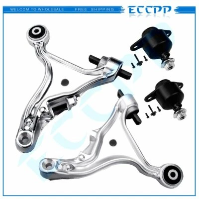4PCS Front Lower Ball Joints Control Arms Kit For 2001-2007 Volvo S60 & V70 - Image 1 of 4