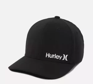 SOMBRERO HURLEY CORP TEXTURAS FLEXFIT NEGRO/BLANCO - Imagen 1 de 2