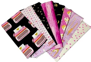 Ruby Star Society fabric | Curated Bundle | 8Fat Quarter | Darlings | Typewriter - Picture 1 of 1