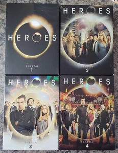 Heroes The Complete Series Season 1-4 DVD 1,2,3,4 W/Slipcovers - Picture 1 of 9
