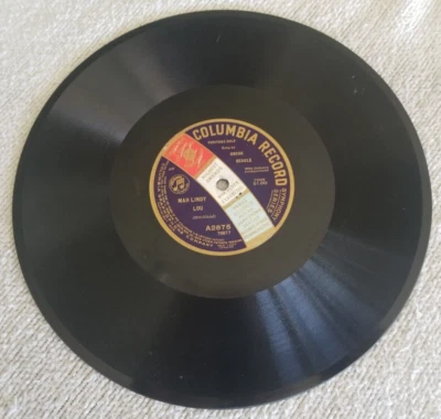 Oscar Seagle‎–Sorter Miss You/Mah Lindy Lou Columbia‎–A2875 Shellac,10" 78 1920 - Image 1 of 4