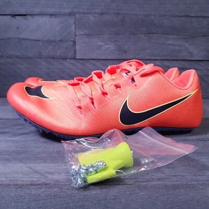 NIKE Zoom JA Fly 3 Track Running Spikes Mens 11.5 Crimson Orange Purple - Picture 1 of 6
