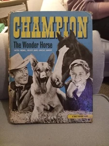 Champion The Wonder Horse TV Series Hardback Annual - Picture 1 of 6
