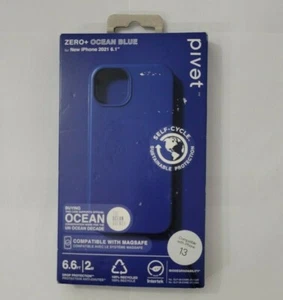 Pivet - Zero+ w/MagSafe Case for iPhone 13 - Ocean Blue - Picture 1 of 1