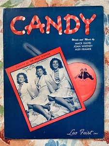 Vintage 1944 Noten "Candy" von Mack David, Joan Whitney & Alex Kramer - Bild 1 von 3