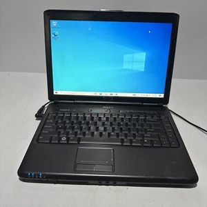 Dell Vostro 1400 14" Laptop Core 2 Duo 4gb Ram 80gb HDD Windows 10 Home - Picture 1 of 15